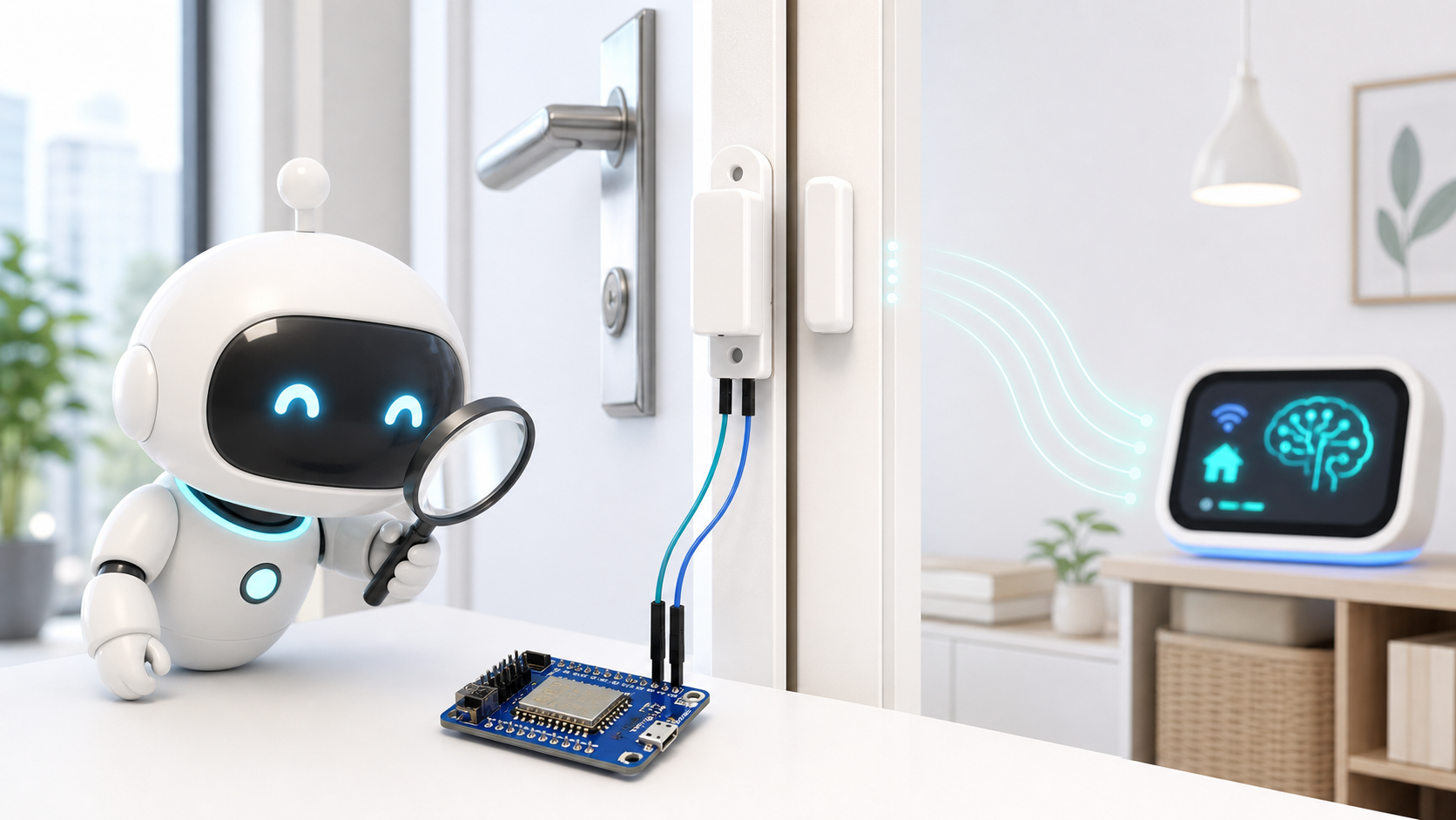 [4편] 문 닫았나 계속 신경 쓰일 때 - 현관문 열림을 IoT 허브로 확인하기 대표 이미지