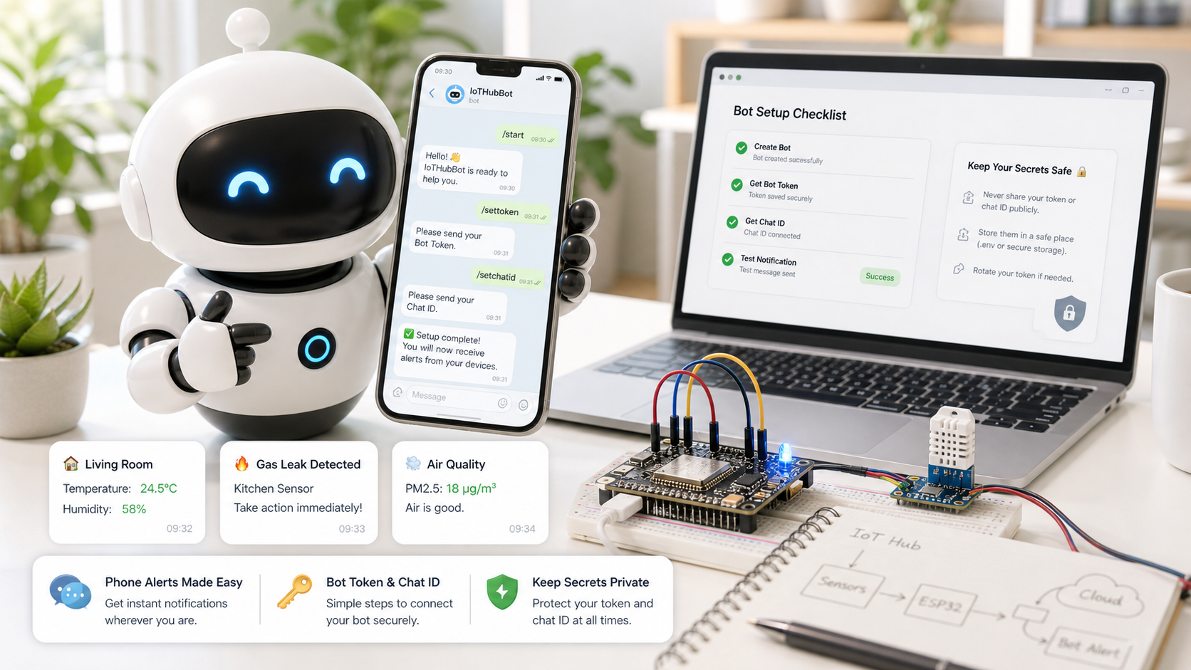 Telegram Sign-up and Bot Setup hero image